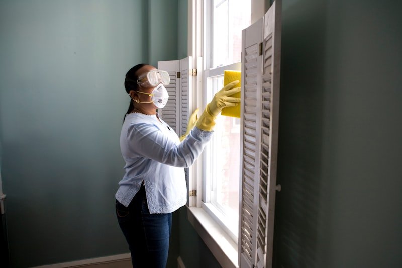 Crown Cleaning Solution professional at work